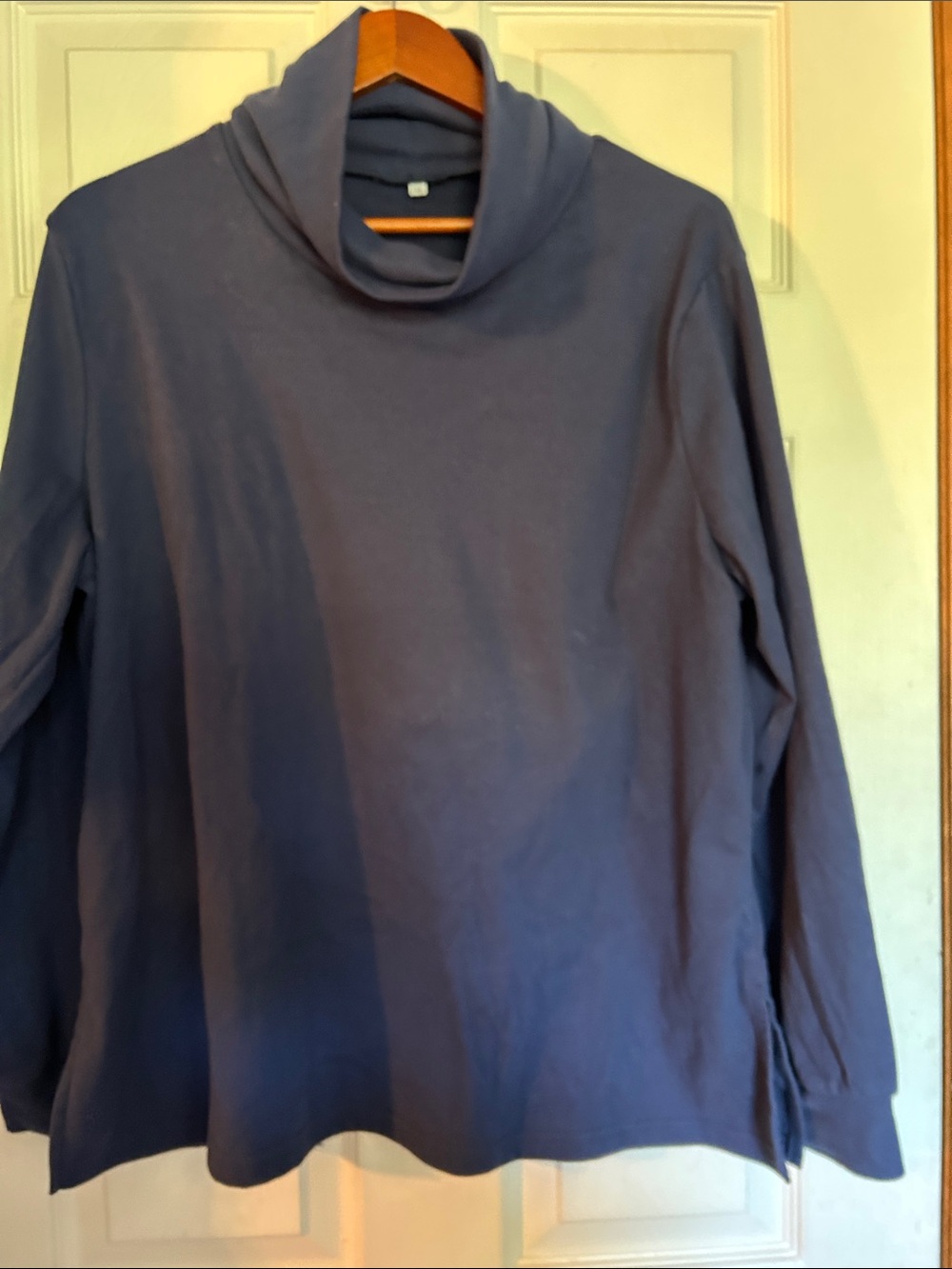 Women’s Navy Blue Turtleneck Sweater